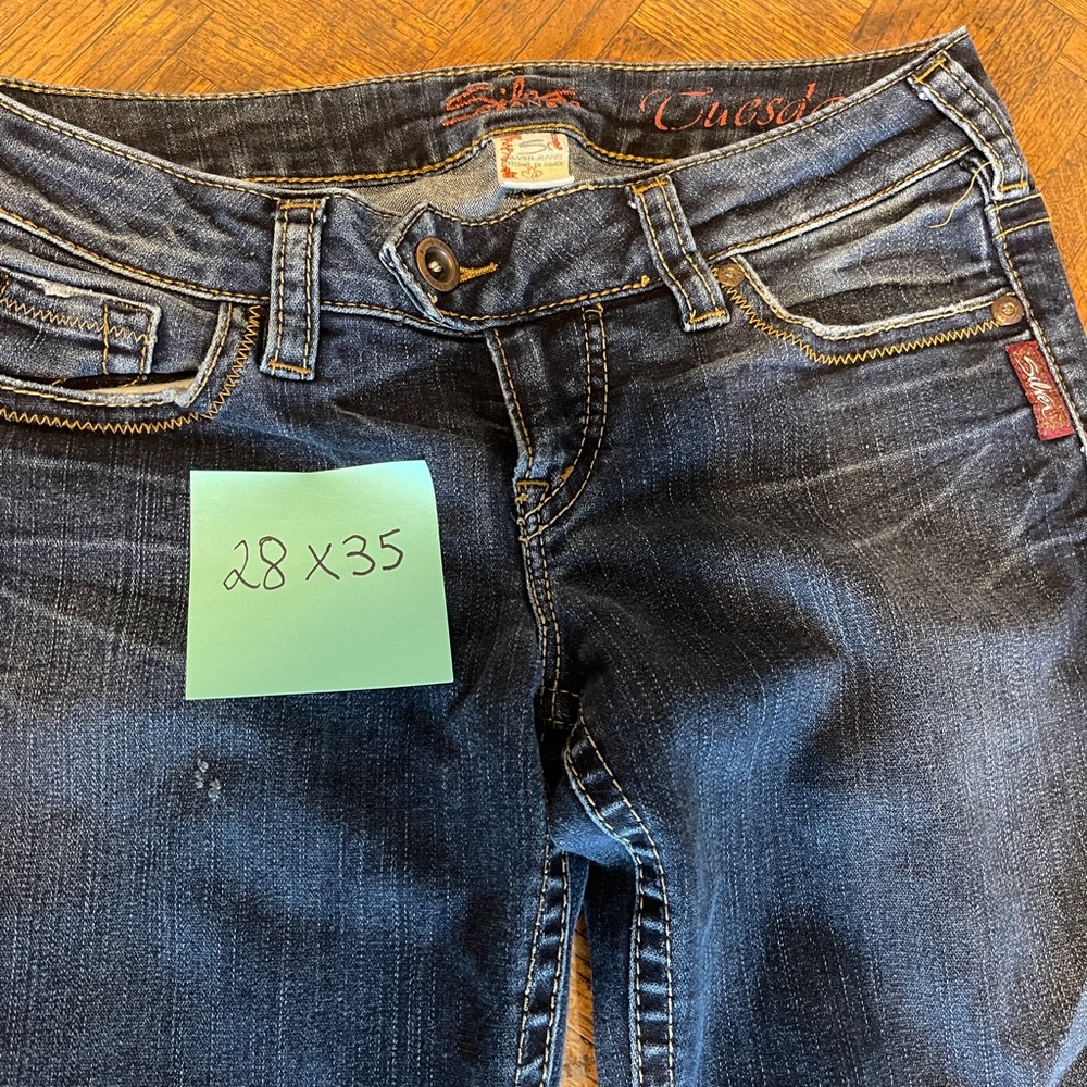 Silver Tuesday jeans lightly worn